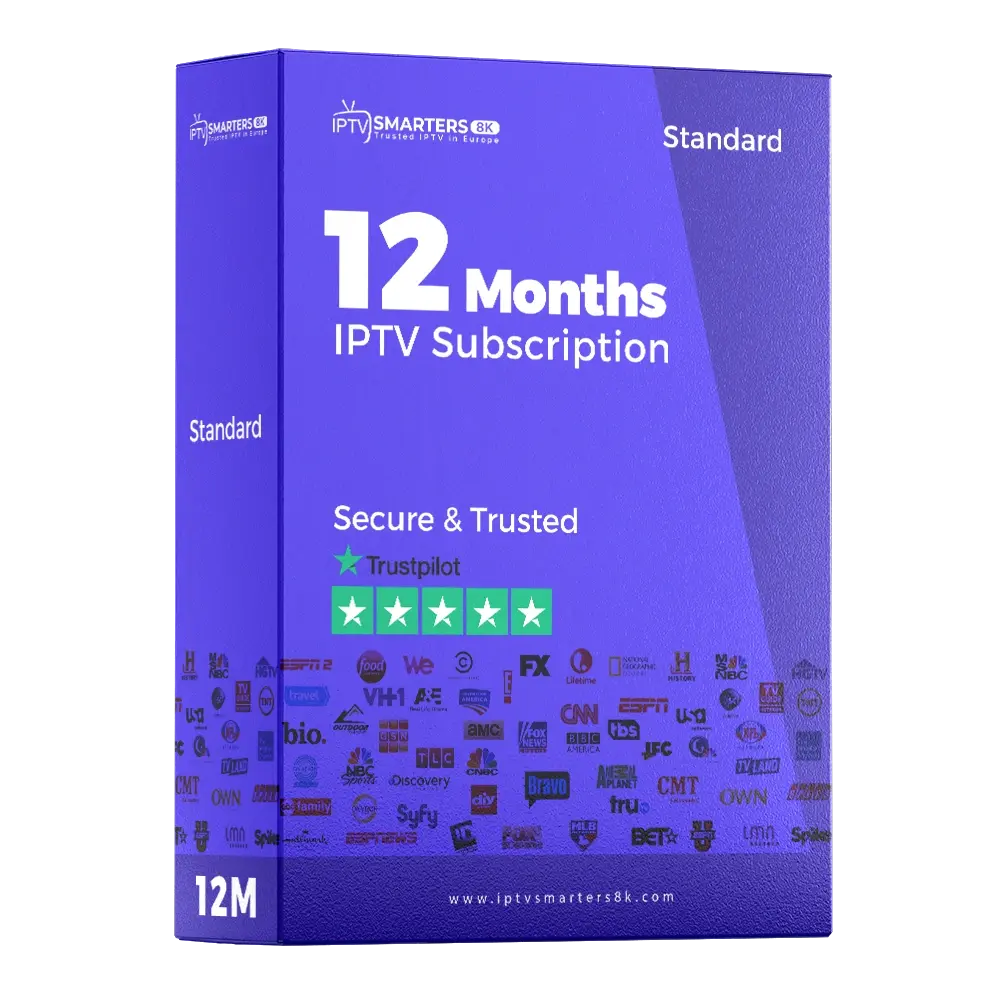 Best IPTV Subscription 12 Months with IPTV Smarters 8K – Buy IPTV 4K & Best IPTV 2025