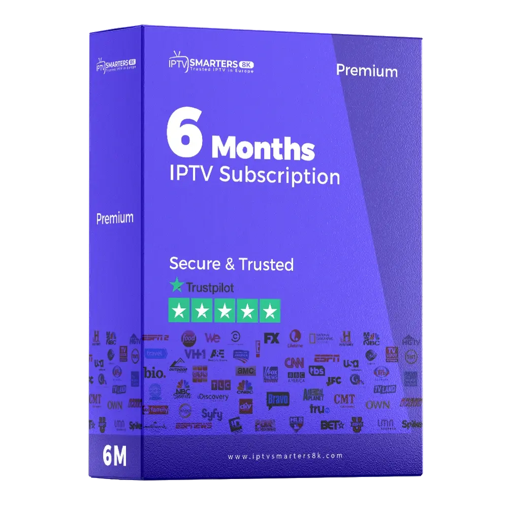 Best IPTV Subscription 6 Months with IPTV Smarters 8K – Buy IPTV 4K & Best IPTV 2025