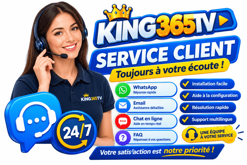 SERVICE CLIENT KING365TV